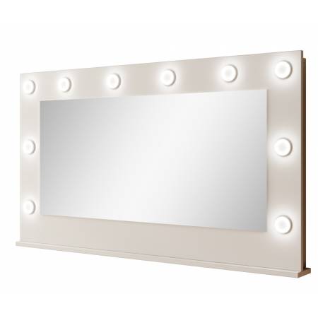 Nowoczesna toaletka z lustrem Basic kaszmir LED